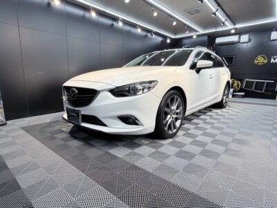 経年車 マツダ アテンザワゴン セラミックコーティング施工事例 ／ 横浜市金沢区 S様より