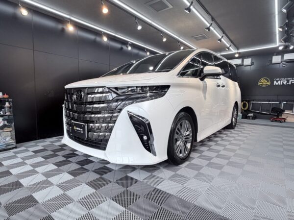 新車トヨタ アルファード｜二層セラミックコーティング施工事例／神奈川県横浜市保土ケ谷区N様