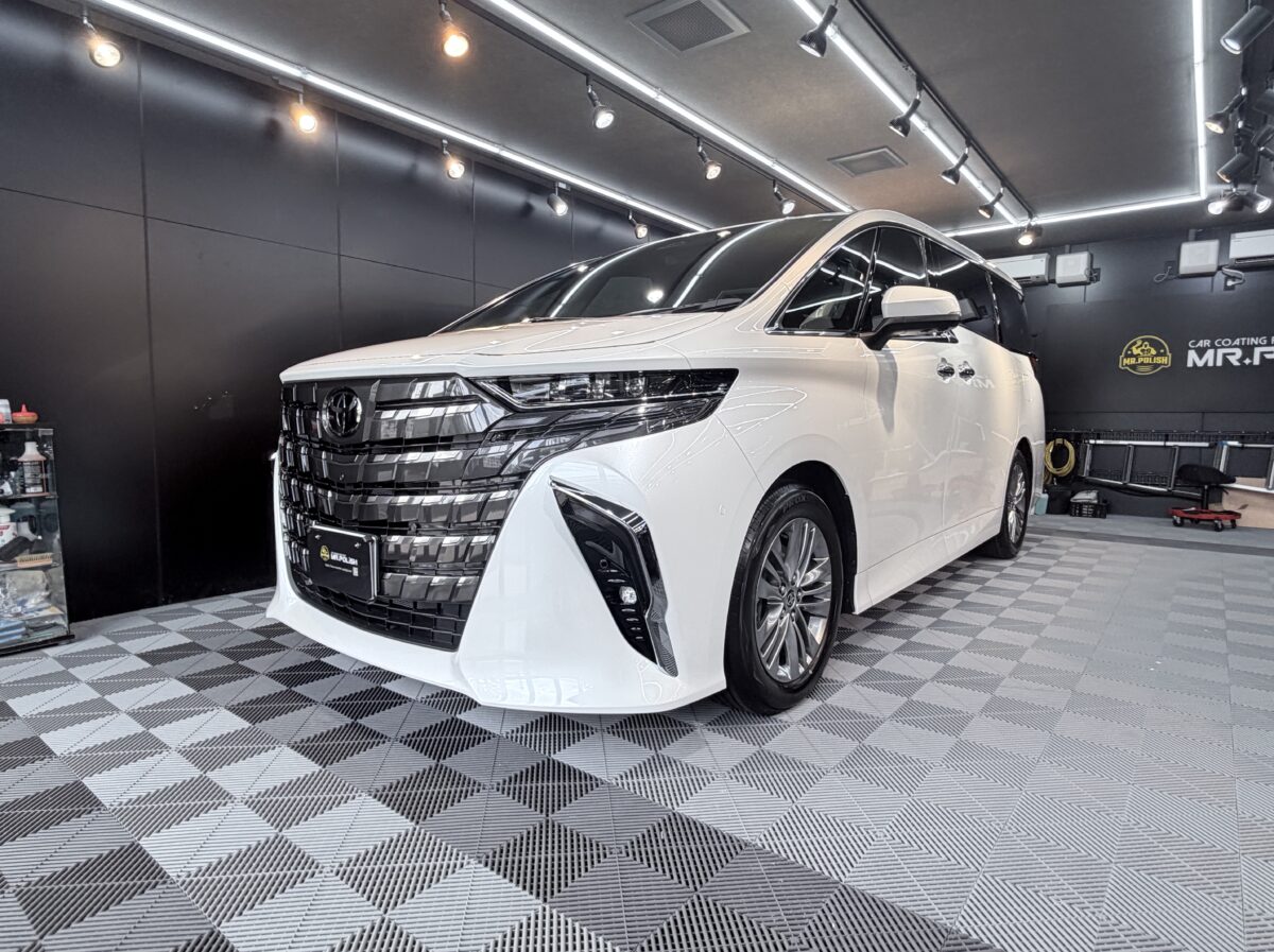 新車トヨタ アルファード｜二層セラミックコーティング施工事例／神奈川県横浜市保土ケ谷区N様
