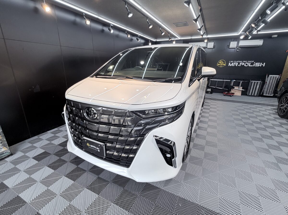 新車アルファード|二層セラミックコーティング施工完了