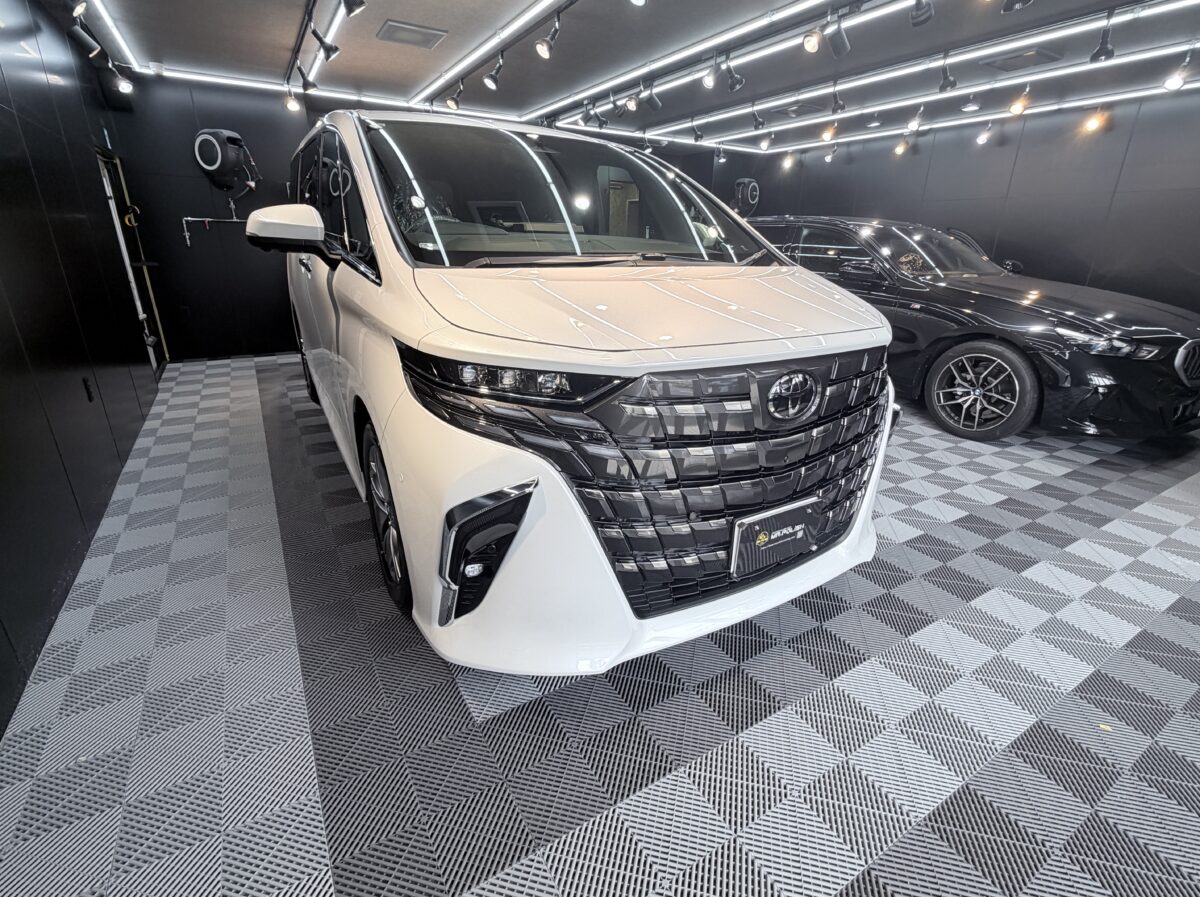 新車アルファード|二層セラミックコーティング施工完了