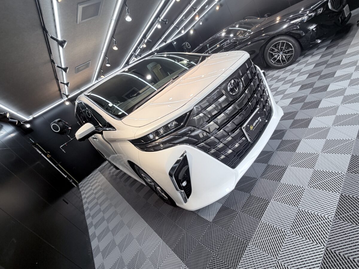 新車アルファード|二層セラミックコーティング施工完了
