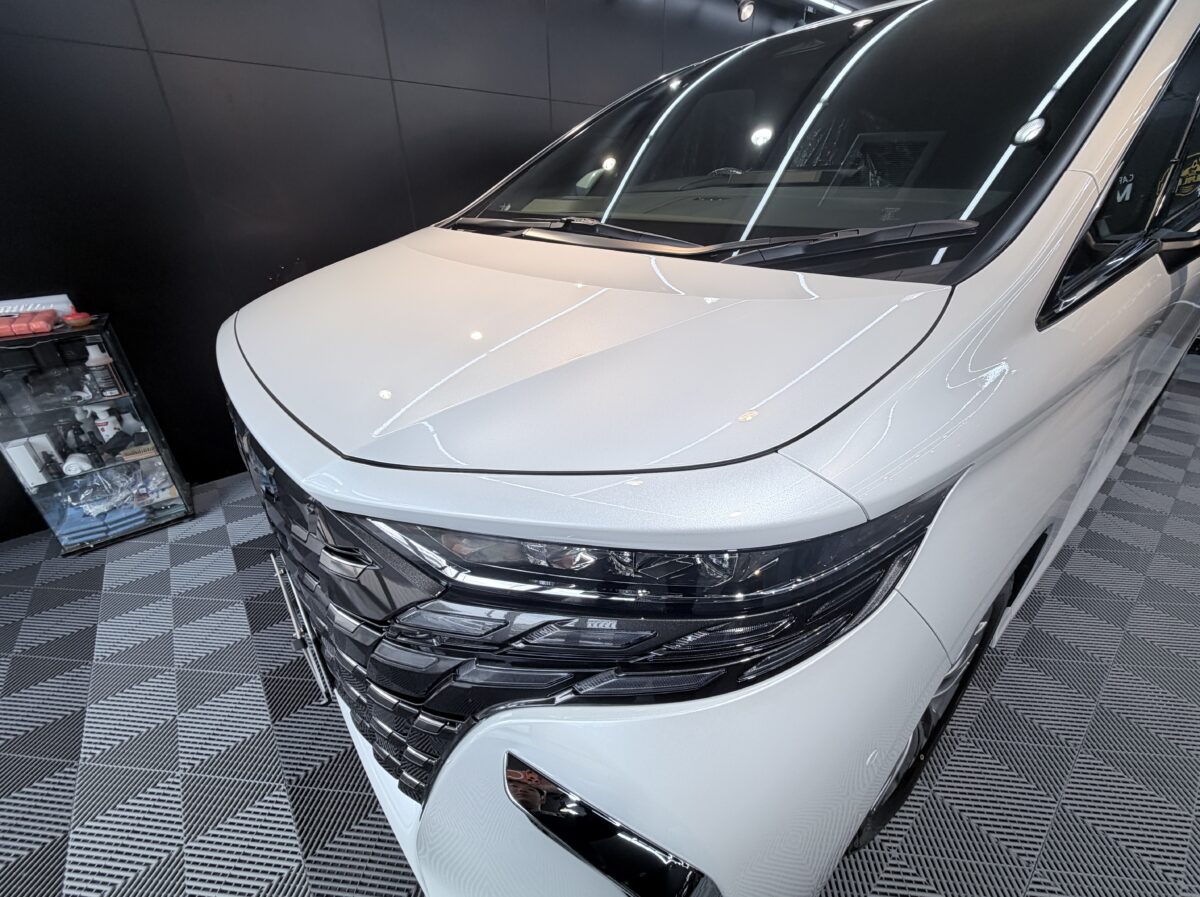新車アルファード|二層セラミックコーティング施工完了