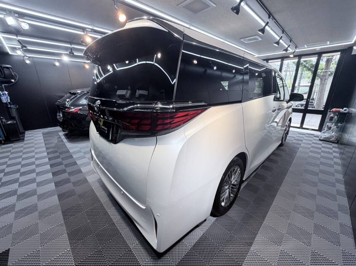 新車アルファード|二層セラミックコーティング施工完了