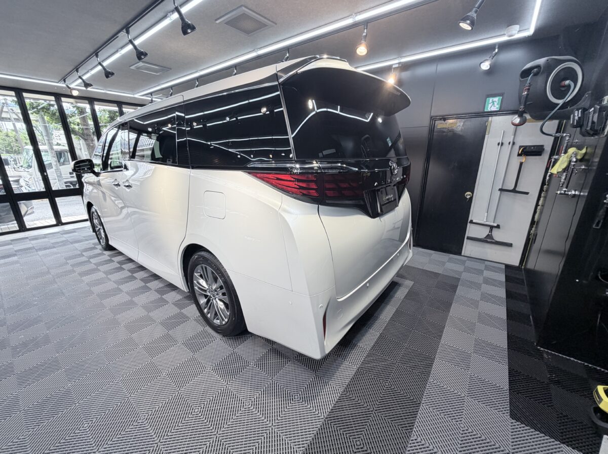 新車アルファード|二層セラミックコーティング施工完了