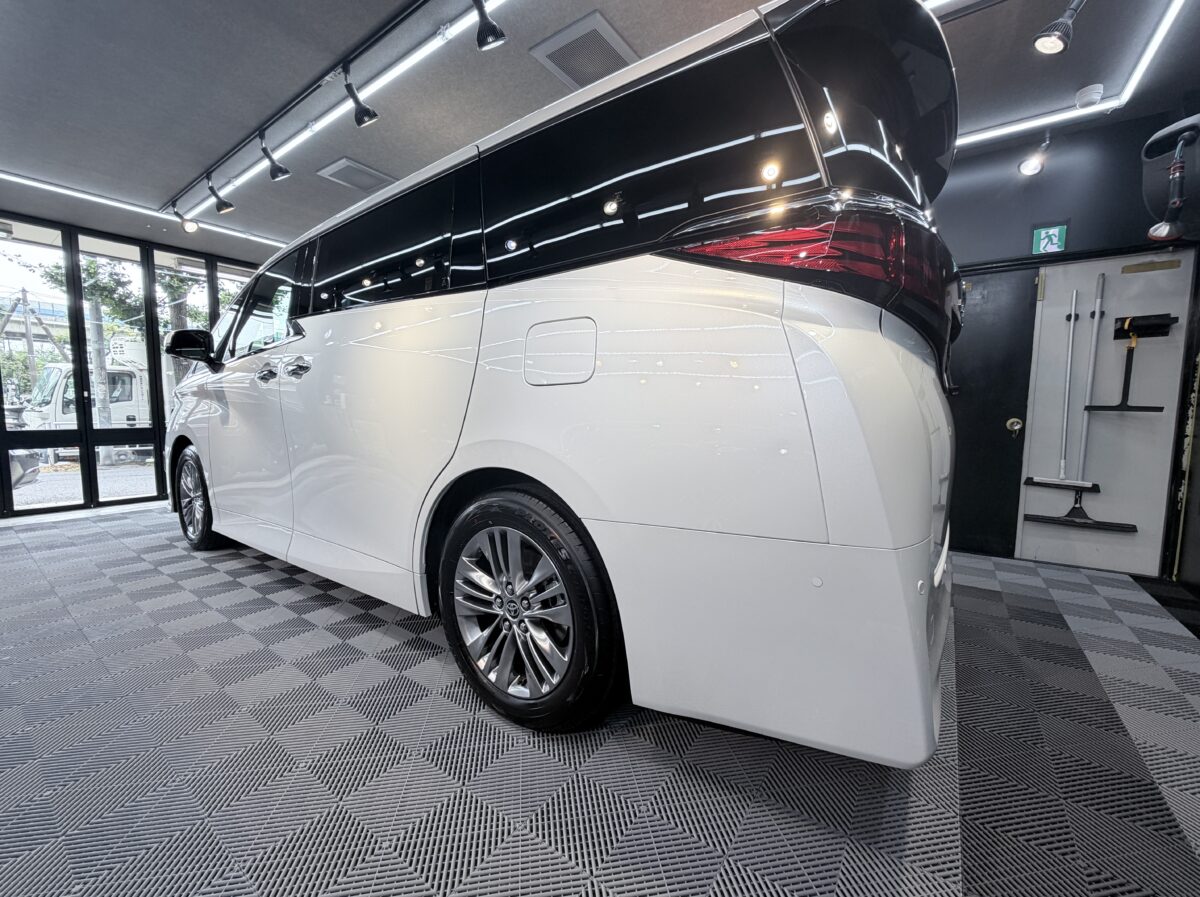 新車アルファード|二層セラミックコーティング施工完了
