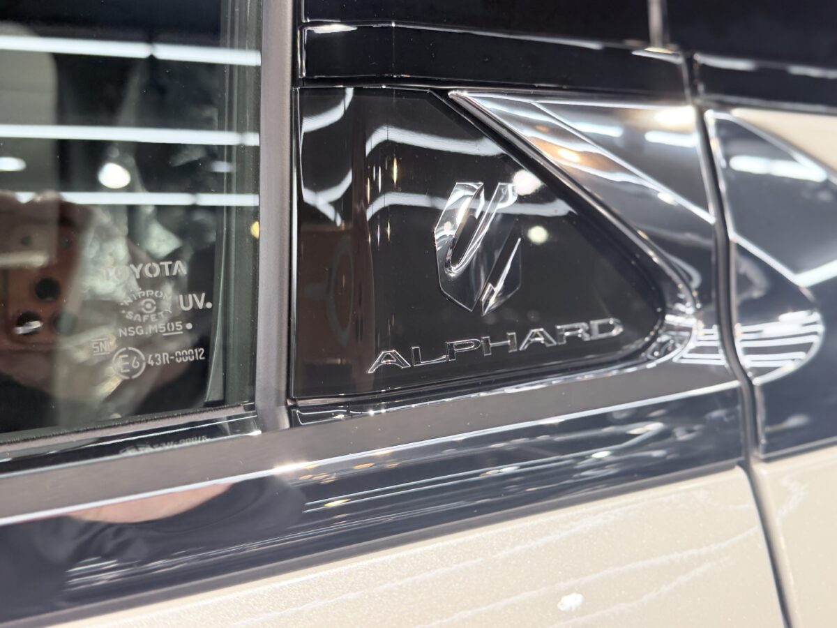 新車アルファード|二層セラミックコーティング施工完了