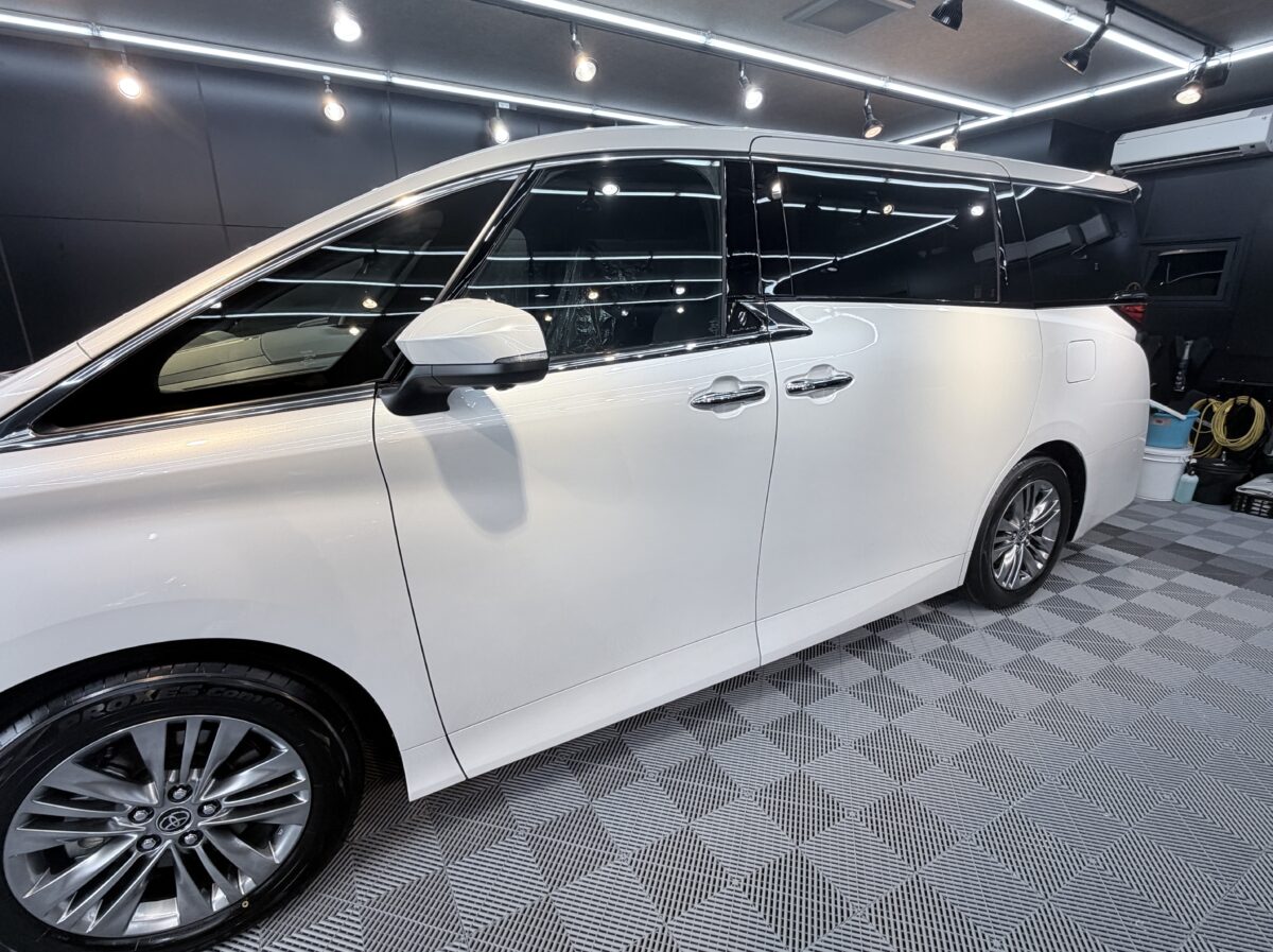 新車アルファード|二層セラミックコーティング施工完了