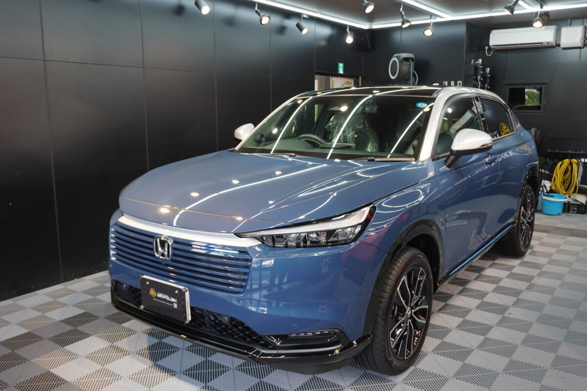 新車ホンダ ヴェゼル｜ガラスコーティング施工完成