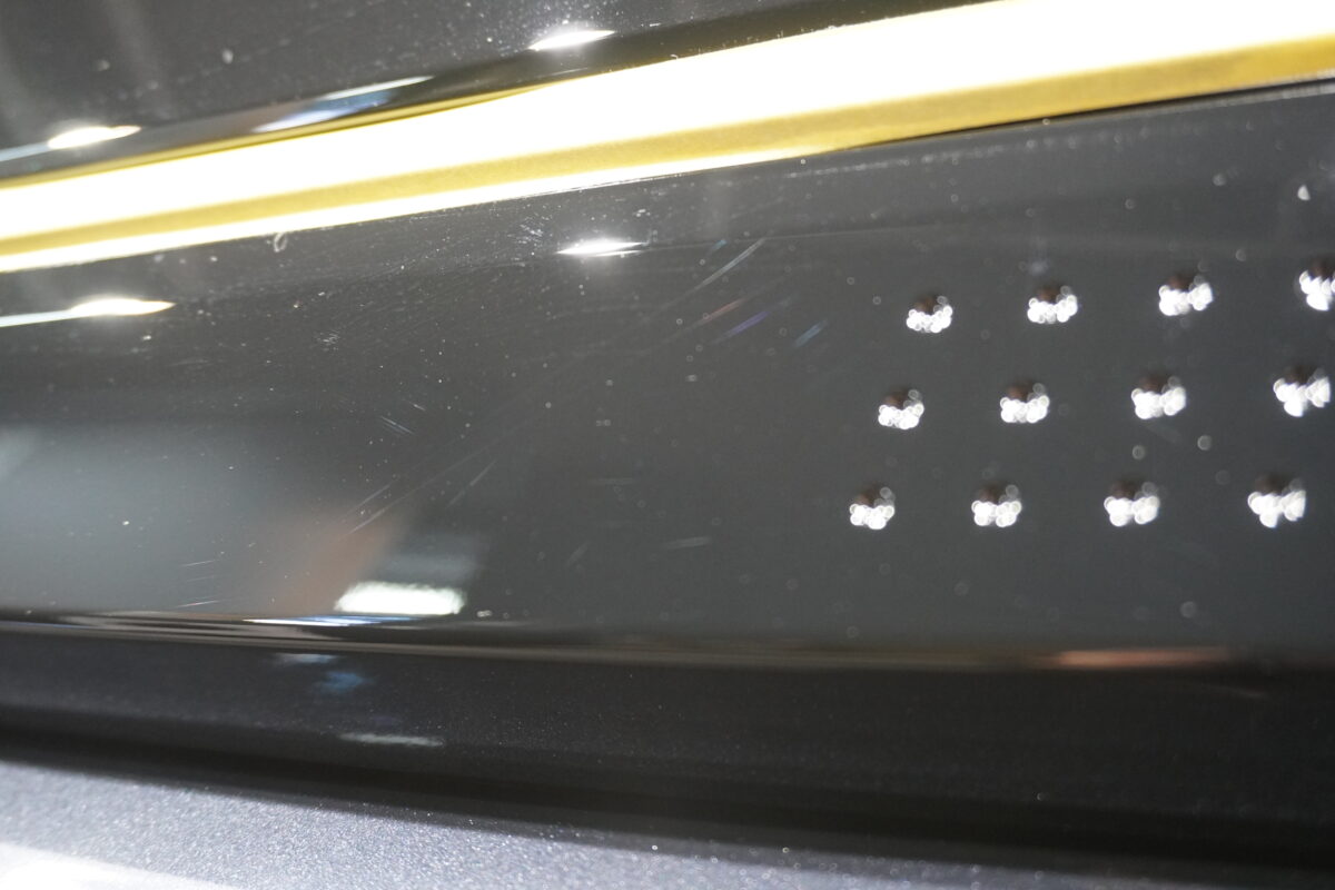 新車のフリードにも確認された細かな傷